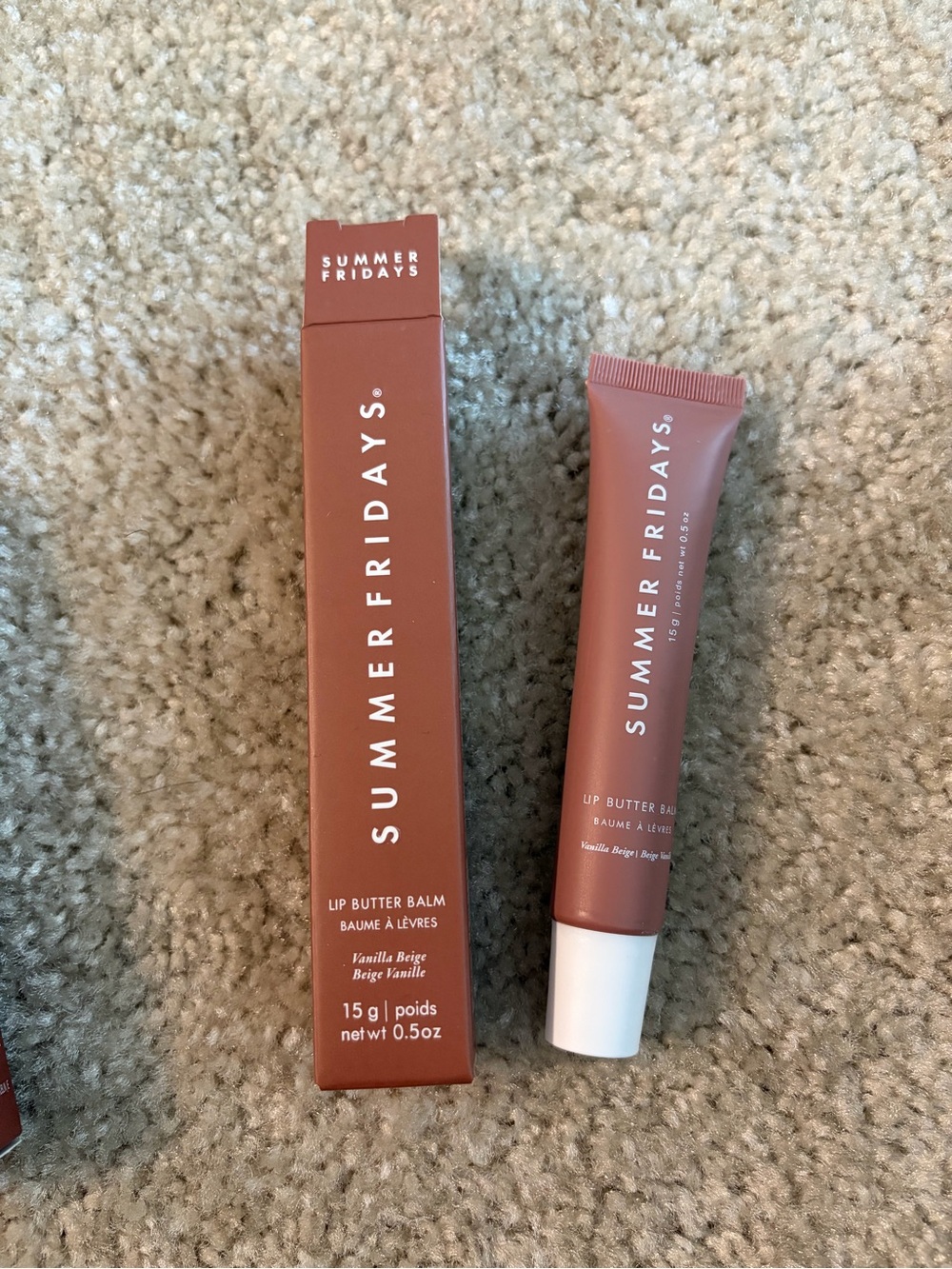 Summer Fridays Lip Butter Balm - Vanilla Beige NWT